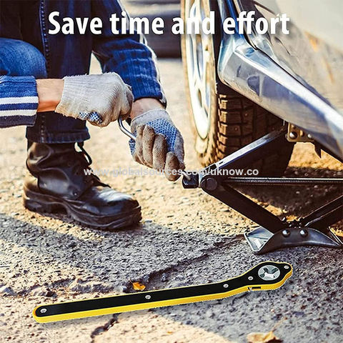Automobile jack labor-saving wrench vehicle-mounted hand jack Auto Labor-Saving Jack Ratchet Wrench - Image 2