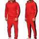 High quality fitness sports pullover hoodie tracksuit set for men - Image 2