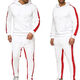 High quality fitness sports pullover hoodie tracksuit set for men - Image 3