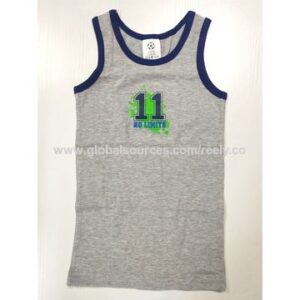 3-Pack Custom Boys Tank Tops Cotton Undershirt For Boys Children Tank Top T-shirts Custom Print Logo
