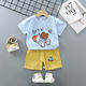 Children's short-sleeved suit cotton summer girls T-shirt boys clothing children's clothing - Image 4