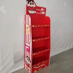 Supermarket Custom Cardboard Retail POS Shelf Display Stand Corrugated Paper Floor Cardboard Shipper Display Racks