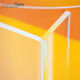 Wholesale Customized Size Acrylic Sign Holder 360 Rotating Brochure POP Acrylic Display Rack - Image 5