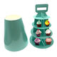 Customized color decorative folding cake danishes pastries display stand tower with cone cover - Image 2