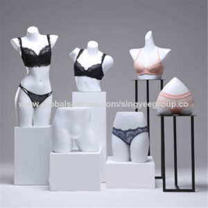Gather chest underwear model props female bust bra underwear display big breast fake mannequin