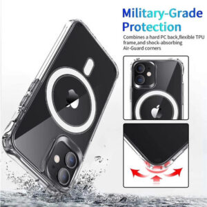 Transparent Clear TPU Magnet Phone Cases For Magsafe Cases for Apple 12-12pro-12mini
