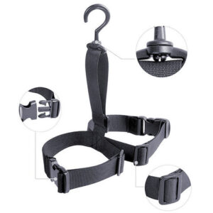 Adjustable Nylon Hanging Shoes Hook Holder Fishing Wader Boot Hanger Strap Belt Drying Wader Rack