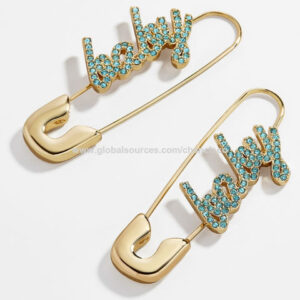 Rhinestone Safety Pin Brooch Pins Faux Crystal Brooches Pin Jewelry Safety Pins Sweater Shawl Clips Set Fashion Safety Pins Scarf