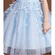 Net yarn summer dress princess dress girls performance dress flower girl tutu dress - Image 4
