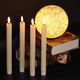 Taper Flameless Candles Flickering with 10-Key Remote Battery Operated Led - Image 3