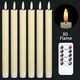 Taper Flameless Candles Flickering with 10-Key Remote Battery Operated Led - Image 4