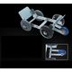 Electric Bike Motorcycle Flat Tire Lifter with 5 Wheels - Image 3