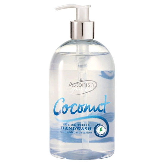 Astonish Antibacterial Handwash Coconut 500ml