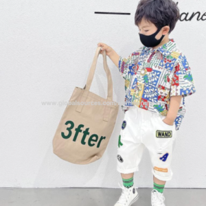 Boy's Suits ,Short Sleeve print shirt and pants,Cotton shirts