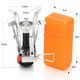 Picnic camping one-piece mini stove with electronic lighter portable burner