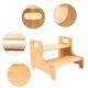 Detachable Toddler Bamboo & Wood Stool with Non-Slip Steps,toilet Step Stool for Kids - Image 5