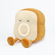 Creative Toast Plush Alarm Clock Light Cartoon Multifunctional Student Alarm Clock Kids Bedroom Bedside Bread Style Hot Sale