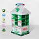 Retail store aisle pallet display stand garment t shirt pants POP display stand - Image 3