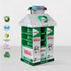 Retail store aisle pallet display stand garment t shirt pants POP display stand - Image 4