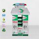 Retail store aisle pallet display stand garment t shirt pants POP display stand - Image 5