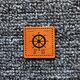 PU leather brand logo wholesale clothing accessories shoes and hats small leather label - Image 5