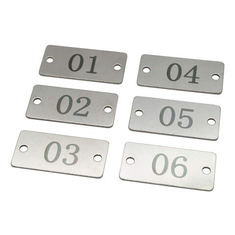 Metal stamping CNC machinging part wholsale factory price ODM OEM small labels sheets card tags for baskets supplier maker holders - Image 5