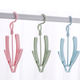 Plastic Shoe Hanger Windproof Non-slip Double Hook Multifunctional 360° Rotating Tie Hangers - Image 3