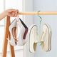 Plastic Shoe Hanger Windproof Non-slip Double Hook Multifunctional 360° Rotating Tie Hangers - Image 5