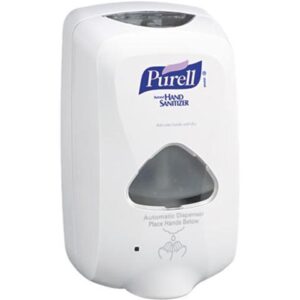 Purell TFX-12 Touch Free Hand Sanitizer Dispenser, 1200 mL, White/White, 2720-12