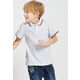 Combed stretch cotton children's polo shirt Polo neck short sleeve T-shirt Custom embroidered logo - Image 2