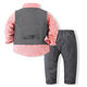 Boys gentleman casual suit new children's long sleeve shirt vest pants dress suit - Image 4
