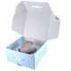 Luxury white corrugated box with plastic handle - Image 2
