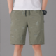 Summer Popular fashion custom letters full board printing men's 100% cotton woven shorts - Image 2